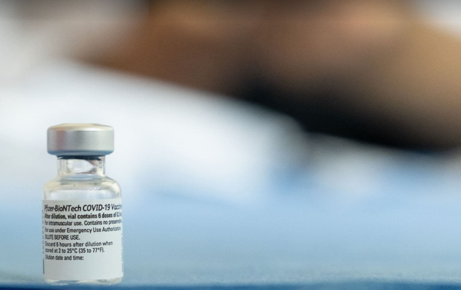 A vial of the Pfizer-BioNTech administered in Erbil on August 2, 2021. Photo: Bilind T. Abdullah/Rudaw