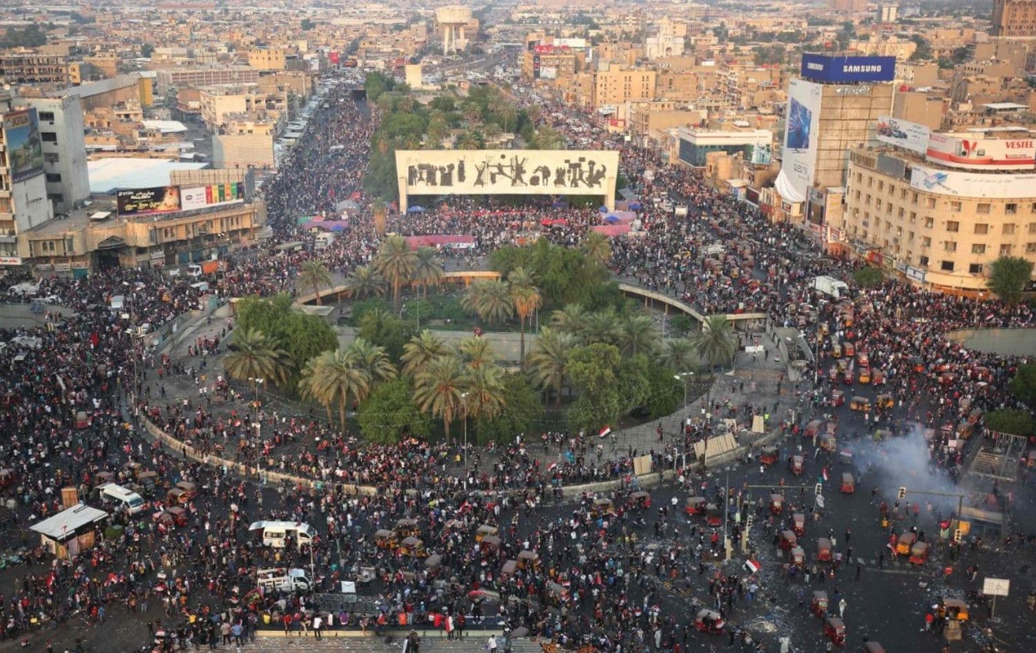 Baghdad's Tahrir Square Layal Layal Iqdam Shakir File photo: AFP
