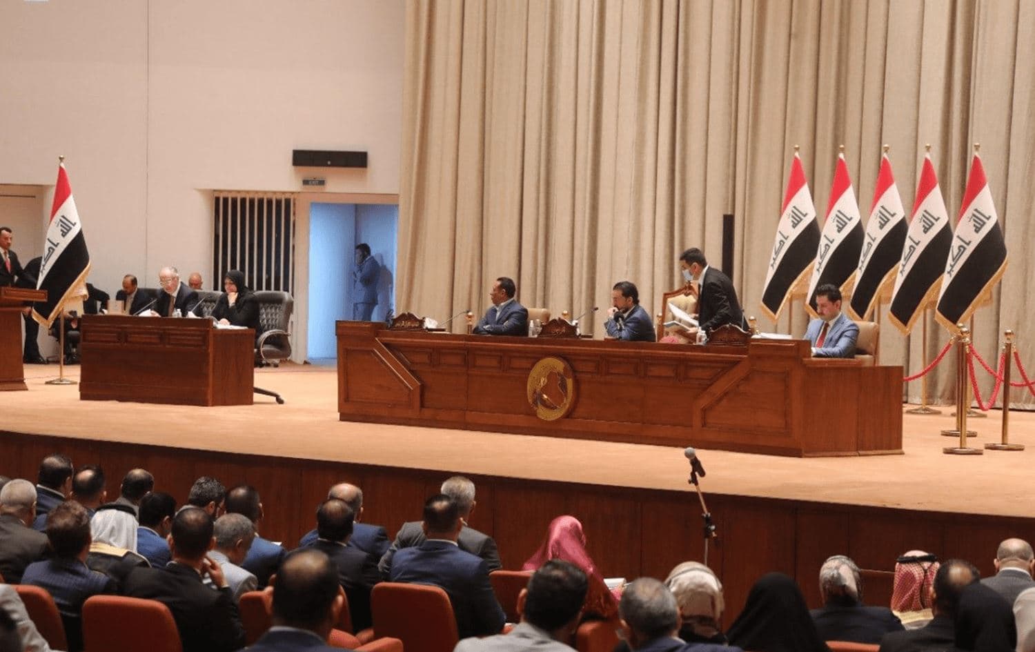 Iraqi parliament holds session with finance minister Ali Allawi on February 28, 2022. Photo: Rudaw