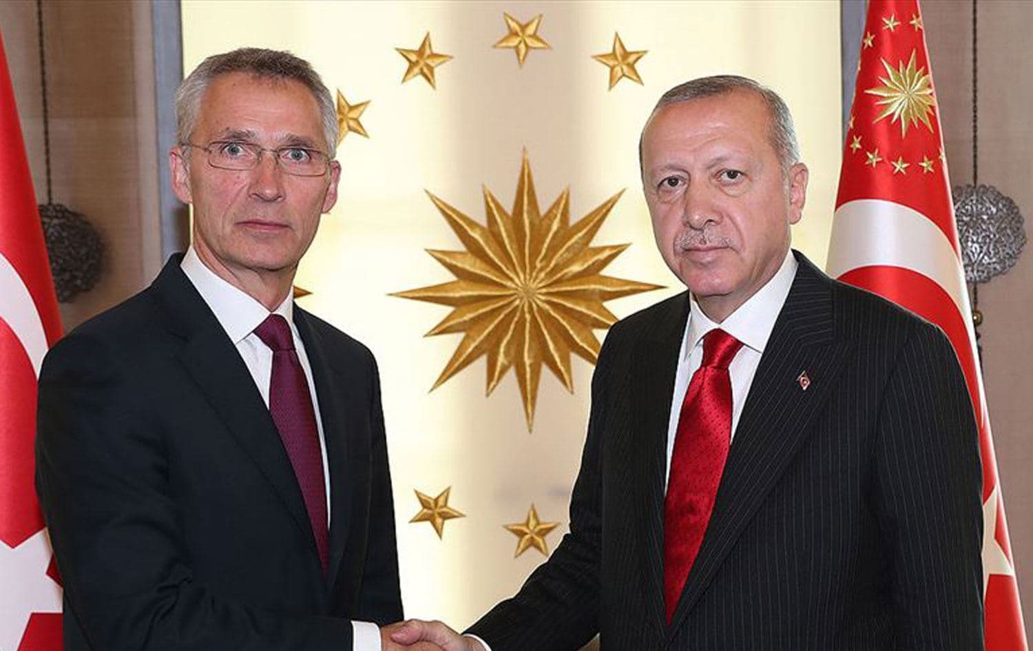 NATO Genel Sekreteri Stoltenberg ve Türkiye Cumhurbaşkanı Erdoğan