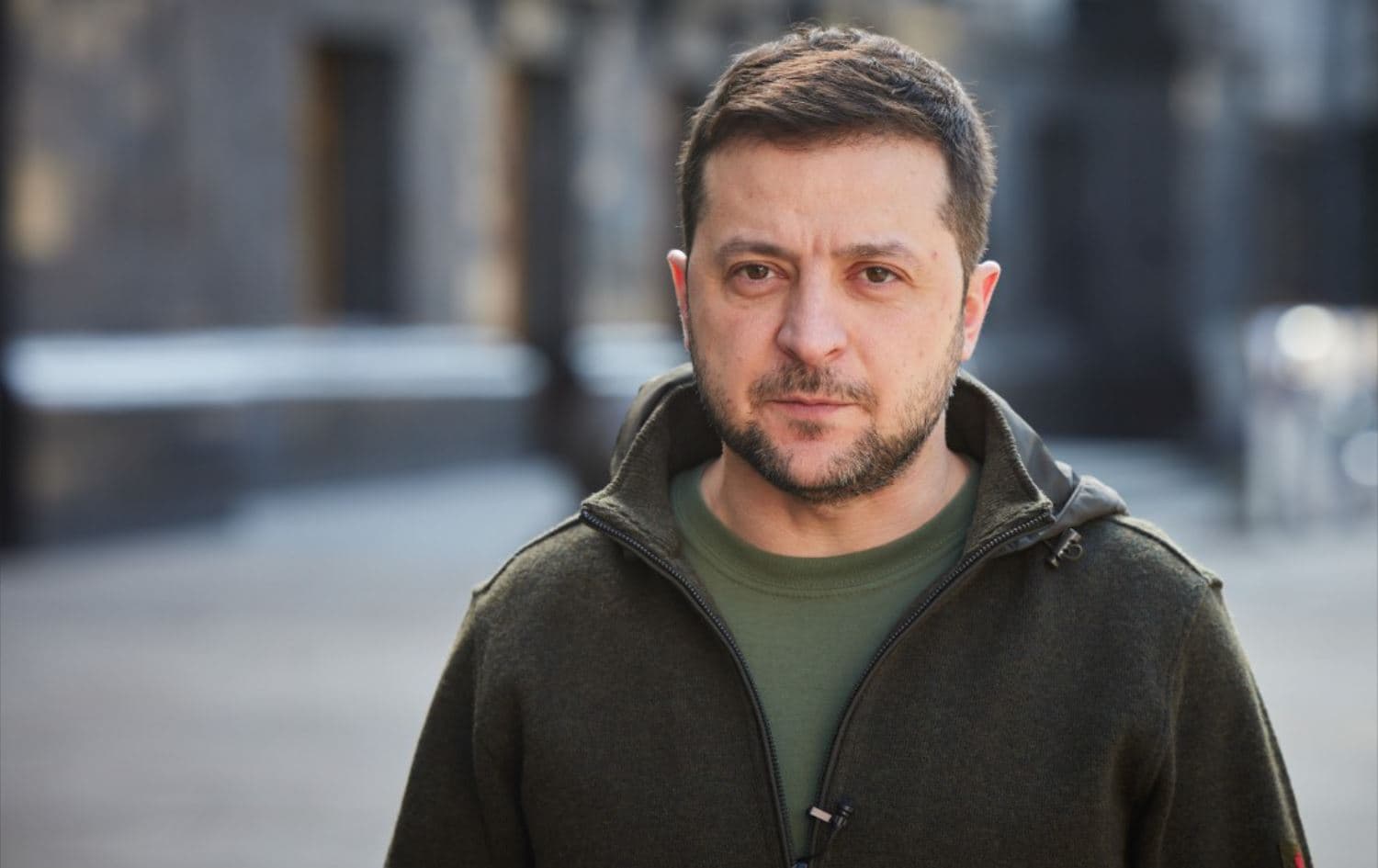 Ukrainian President Volodymyr Zelensky gives a video message in Kyiv on March 11, 2022. Photo: handout/Zelensky's office