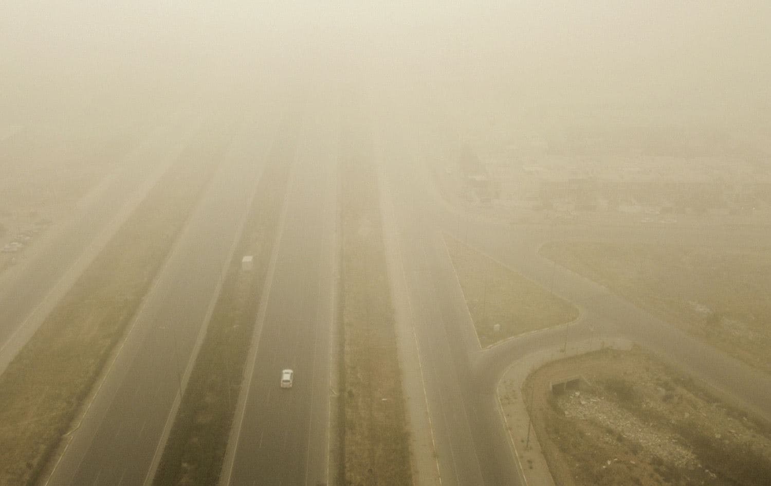 A view from Erbil of another dust storm engulfing the country on May 16, 2022. Photo: Bilind T. Abdullah/Rudaw