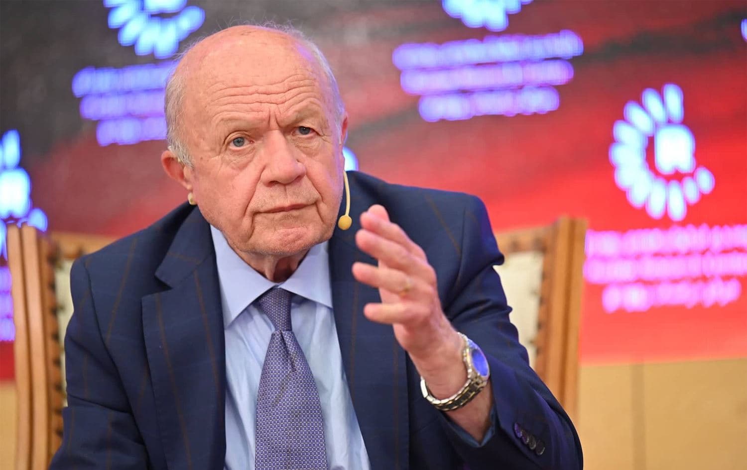 Turkish scholar and sociologist Ismail Besikci speaking during a panel with Rudaw Research Center on May 23, 2022. Photo: Rudaw