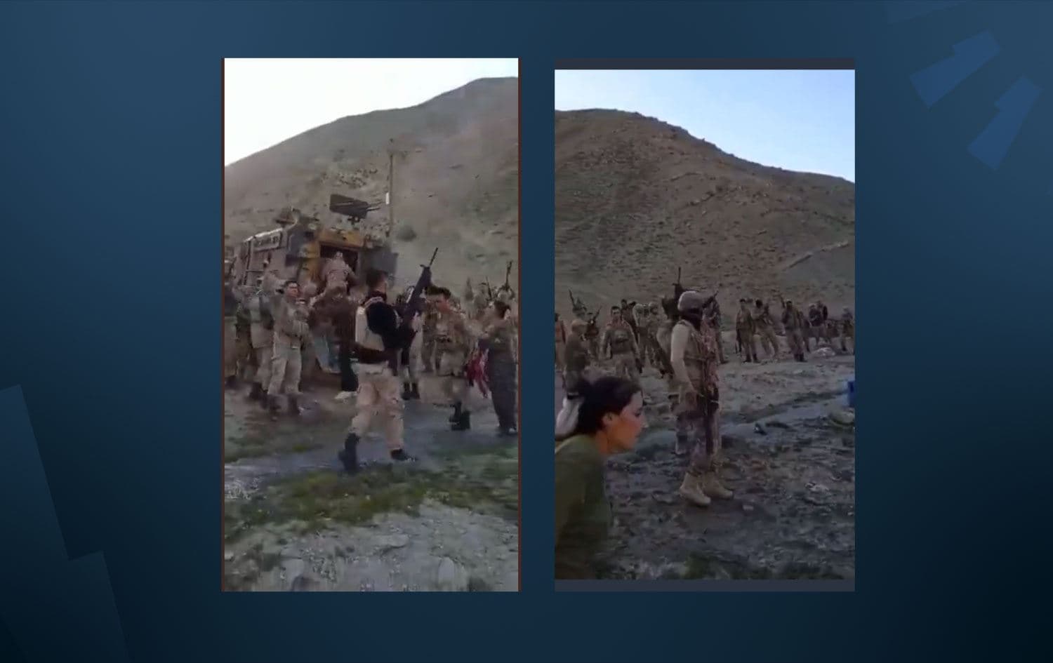 Turkish forces raid a Kurdish neighborhood in Van province on June 21, 2022. Photo: screengrab/Twitter