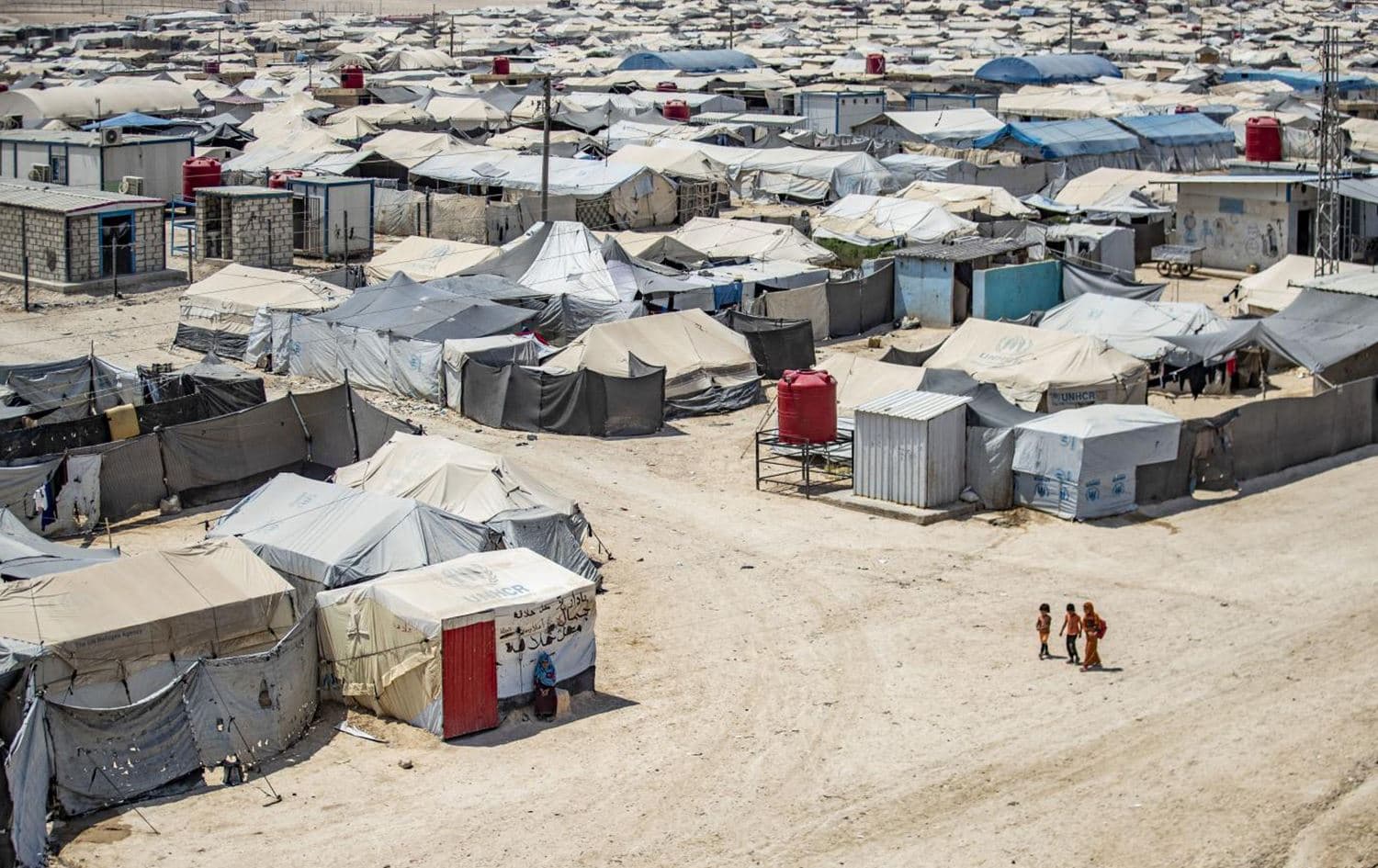 Al-Hol camp in northeast Syria. File photo: AFP