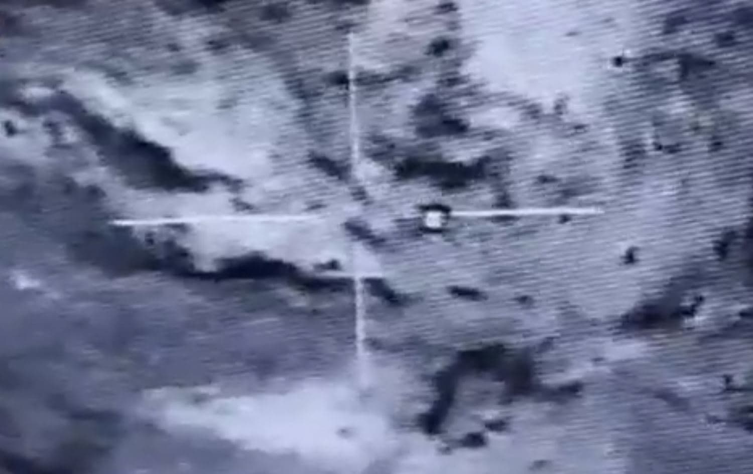 Aerial footage of the Iraqi airstrike on ISIS positions in Hamrin mountains on August 20, 2022. Photo: screenshot/Security Media Cell