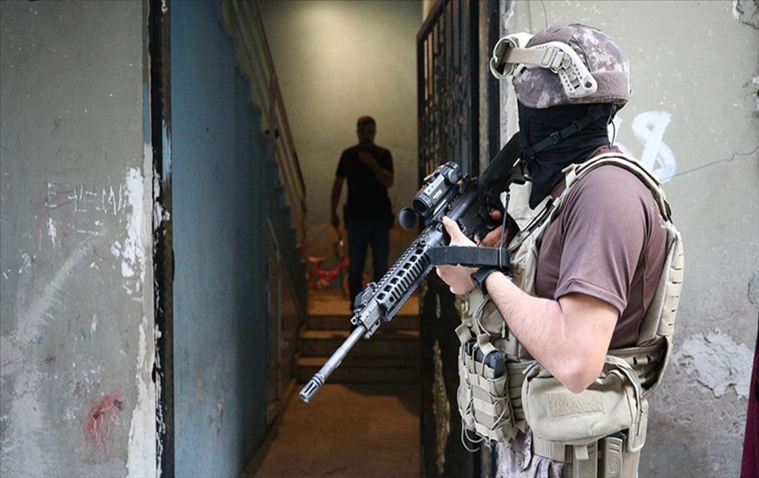 Turkish forces during the operations against suspected PKK members on September 15, 2022. Photo: Anadolu Agency