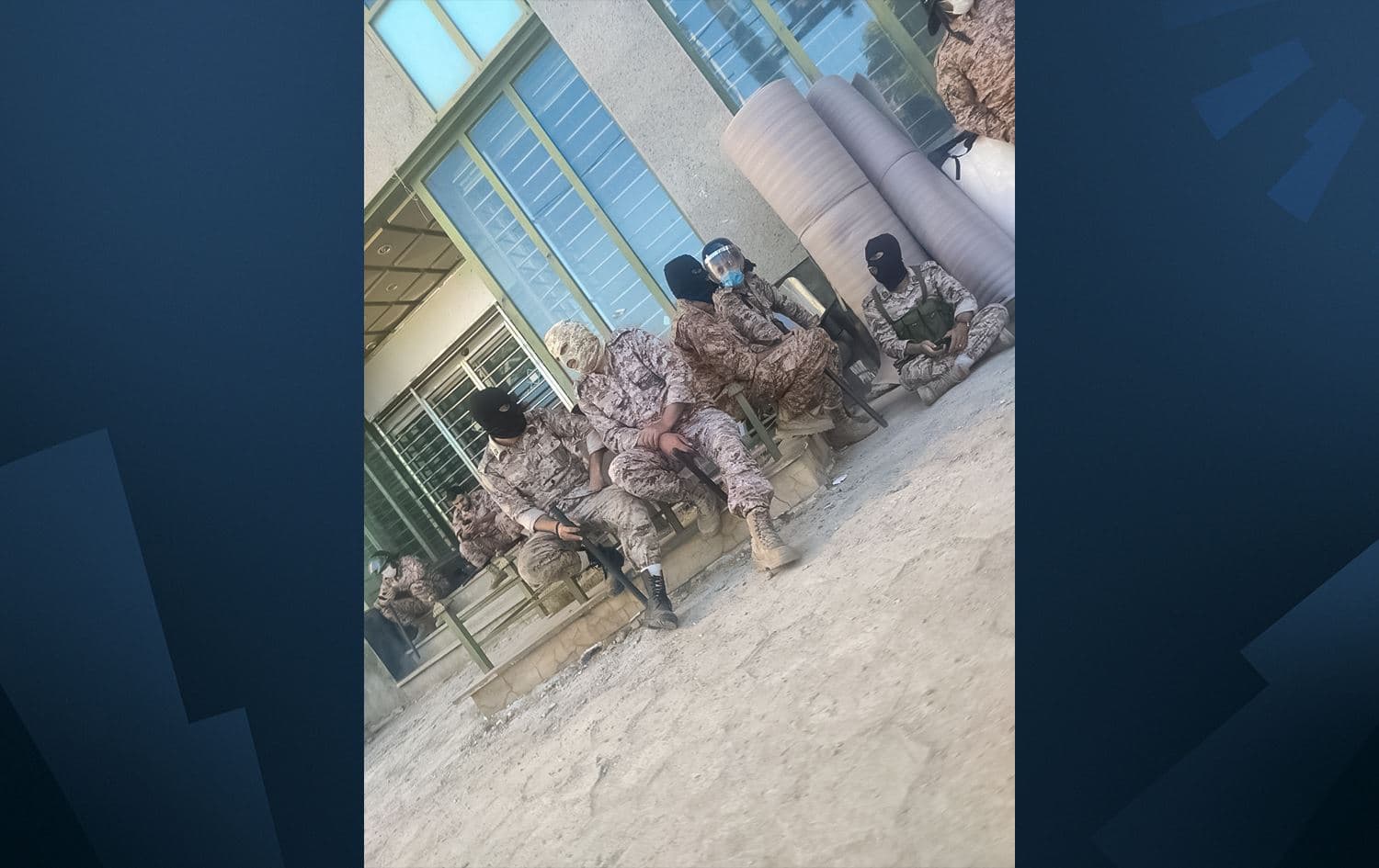Security forces in Mariwan in October, 2022. Photo: KURDPA Agency