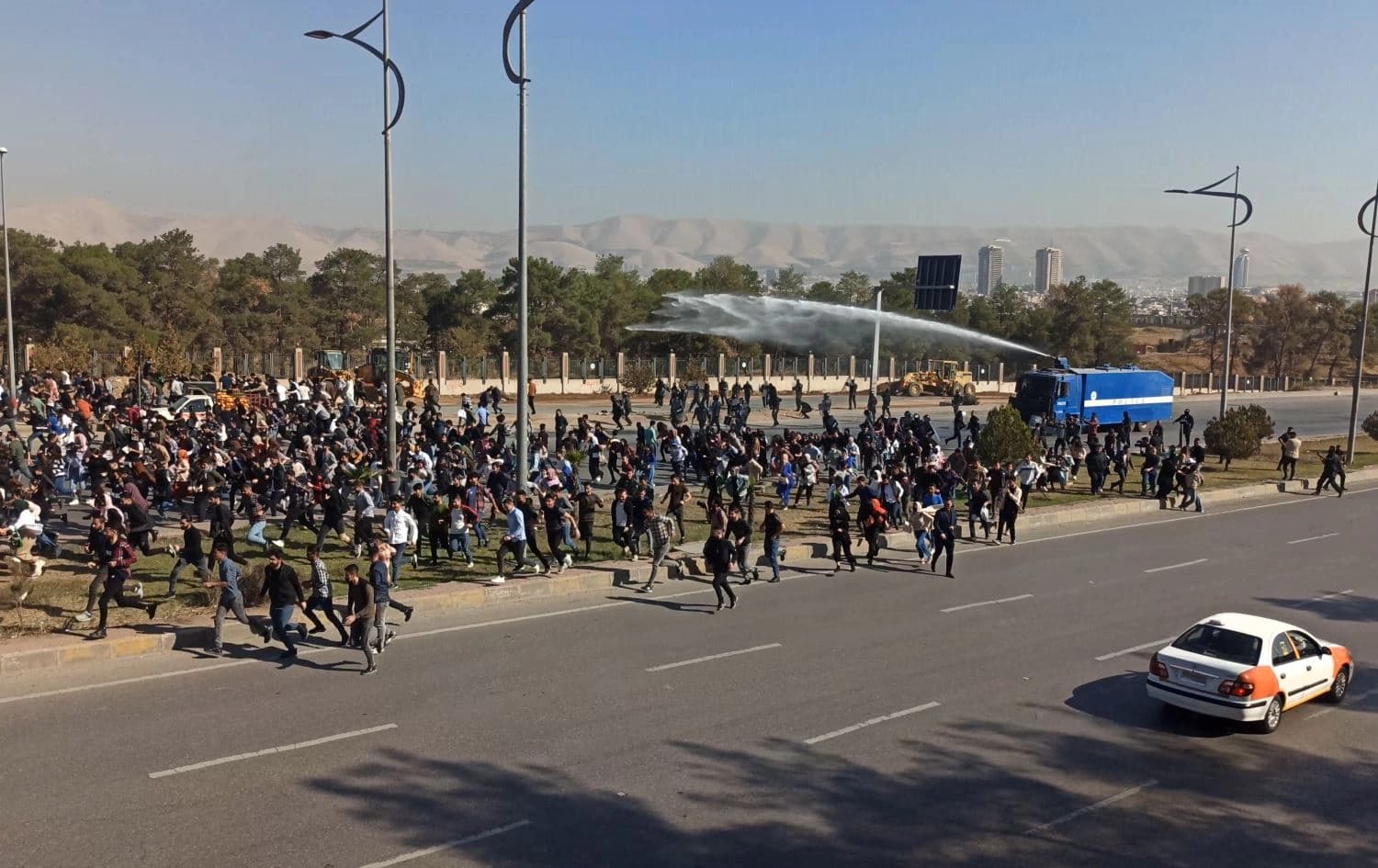 خۆپێشاندانی خوێندکاران لە زانکۆی سلێمانی و بڵاوەپێکردنیان لەلایەن هێزە ئەمنییەکانەوە