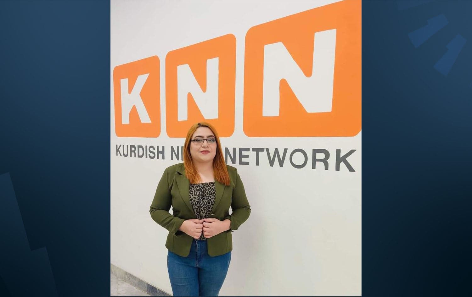 Soma Khalid, a reporter for KNN TV was released on bail on January 24, 2023 after being arrested a day prior in Sulaimani. Photo: Social Media