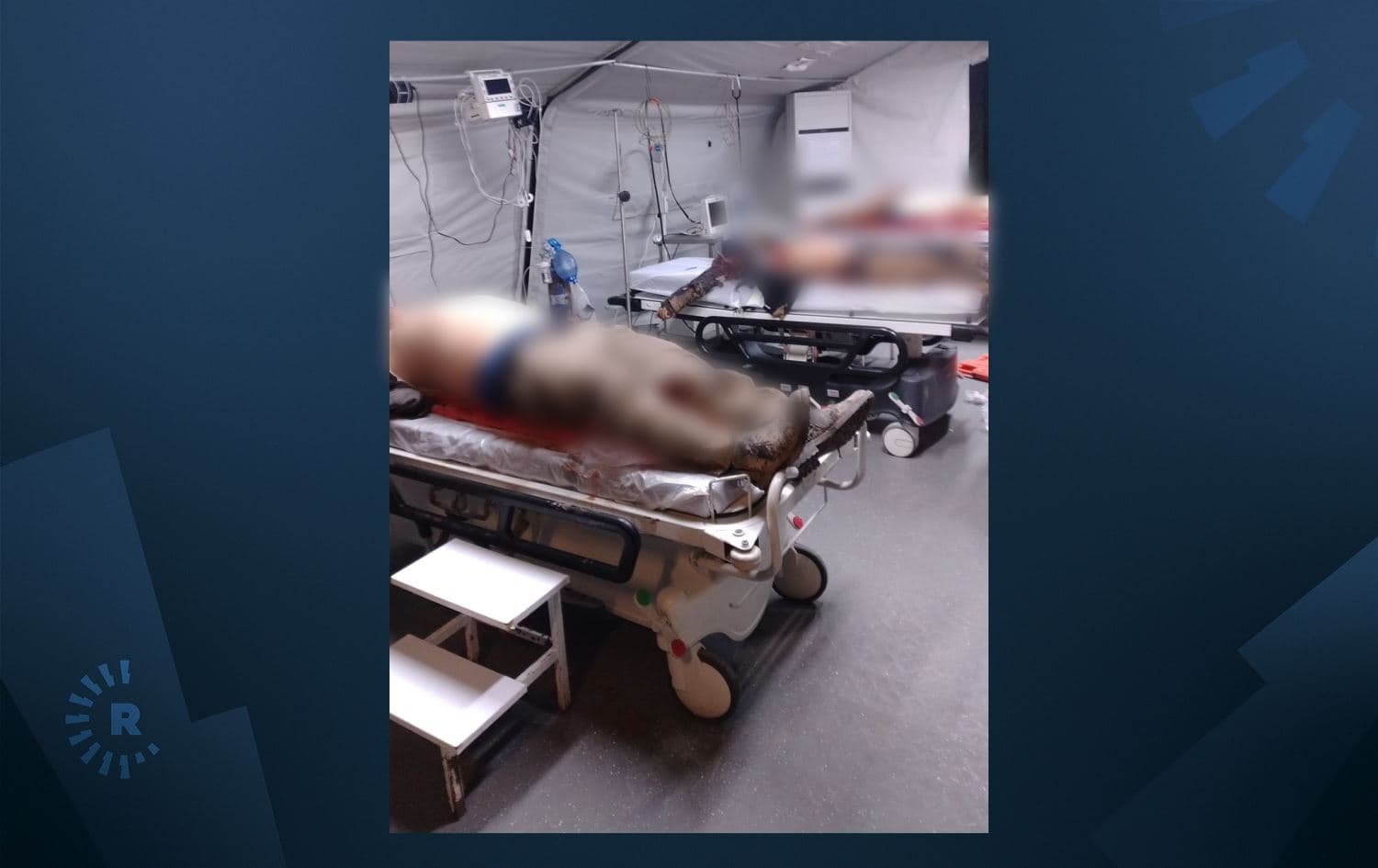 The victims of the shooting by the Turkish-backed Ahrar al-Sharqiya militia group in the military hospital in Afrin on March 20, 2023. Photo: submitted