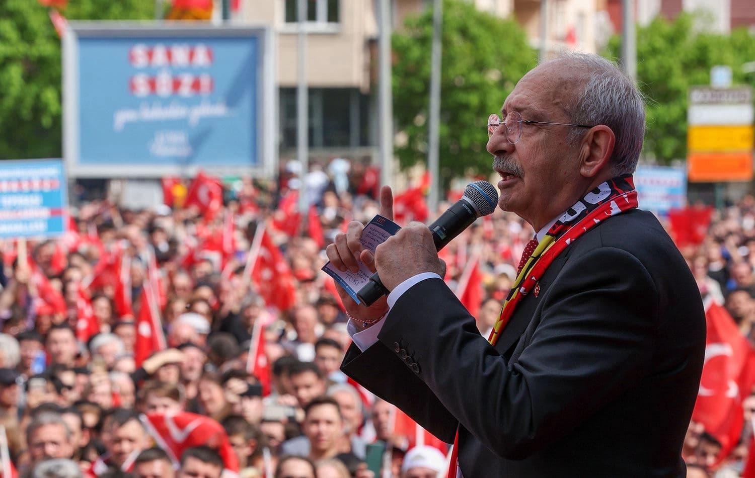 Kemal Kılıçdaroğlu Eskişehir'de konuştu. / AA