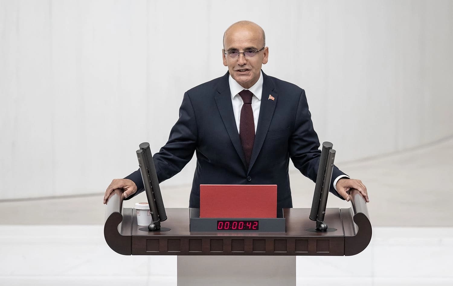 Hazine ve Maliye Bakanı Mehmet Şimşek yemin etti. / AA