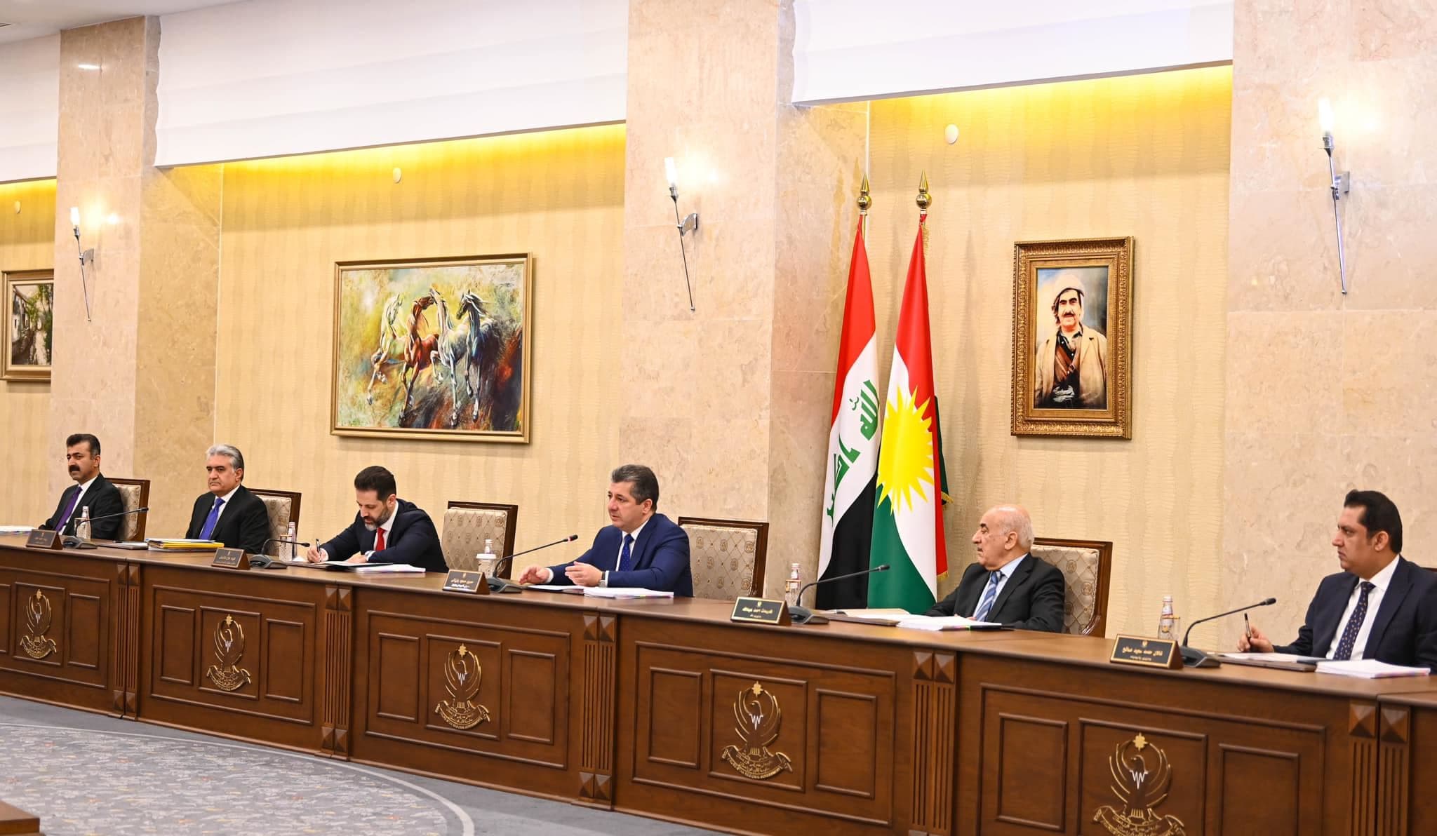 KRG weekly meeting in Erbil on June 7, 2023. Photo: KRG