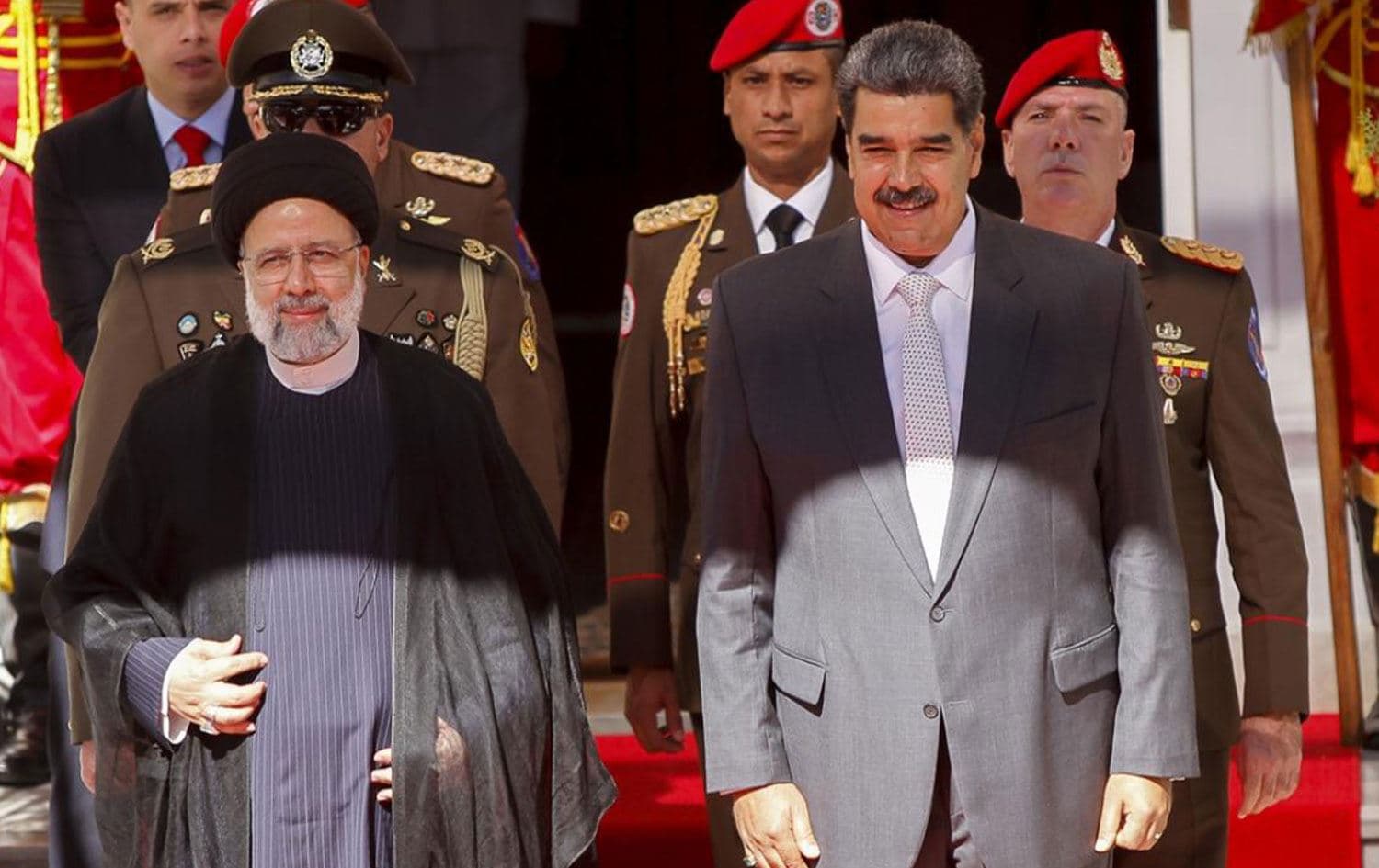 İran Cumhurbaşkanı Reisi & Venezuela Devlet Başkanı Maduro Foto: AA