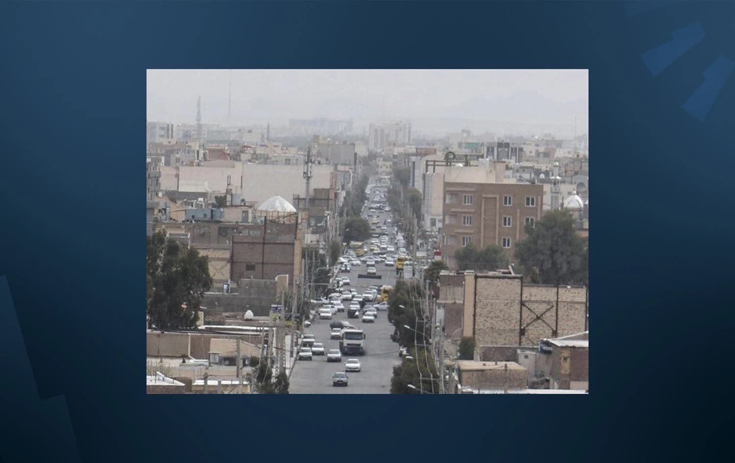 دیمەنێکی شاری زاهیدان کە میدکانی ئێران بڵاویانکردووەتەوە