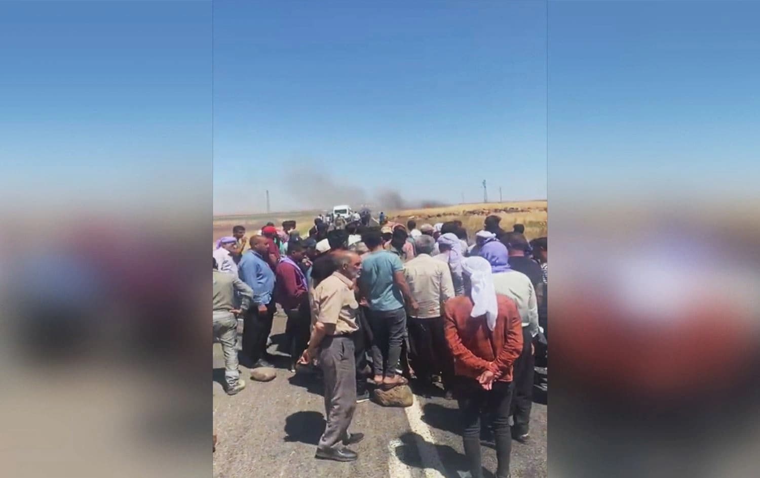 دیمەنی گردبوونەوەکەی جووتیاران لە رووها