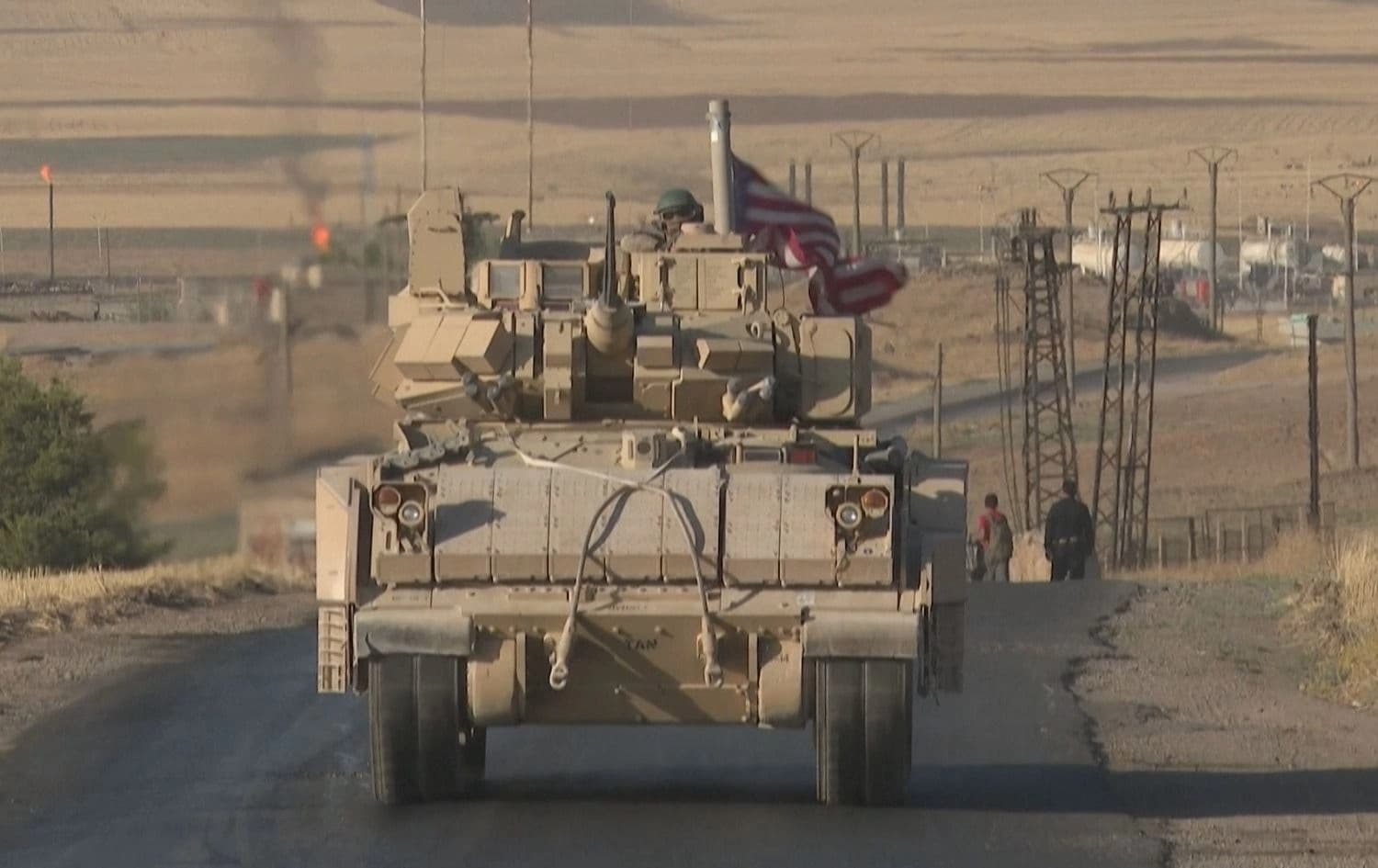 Li Rojavayê Kurdistanê dewriyeke hêzên Amerîkayê hat kirin
