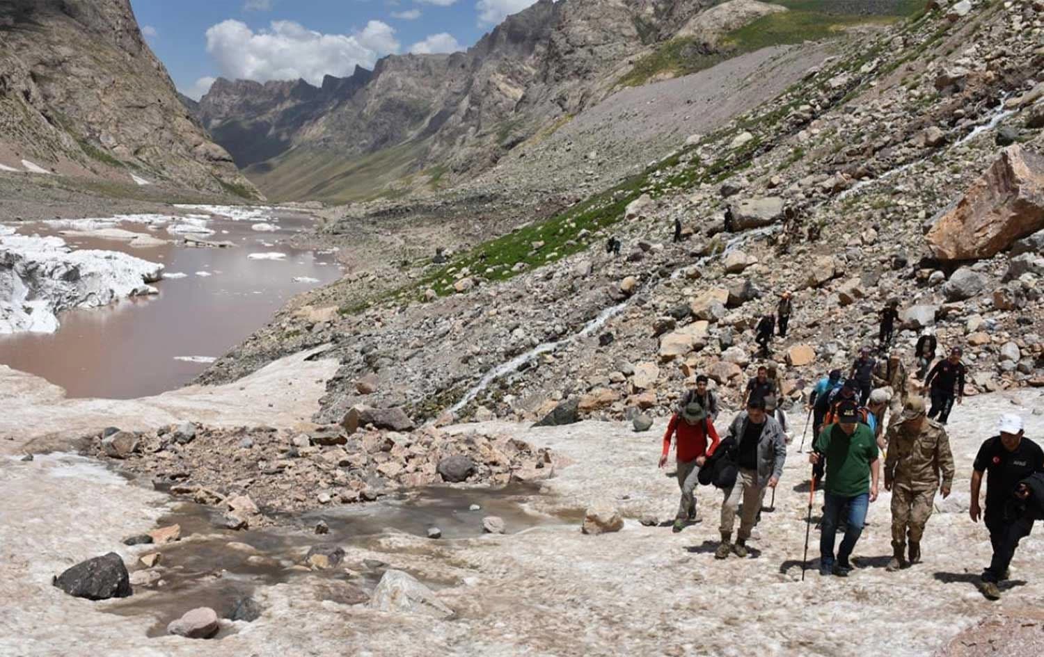 Mount Cilo in Hakkari province. Date: July 17, 2023. Photo: AA