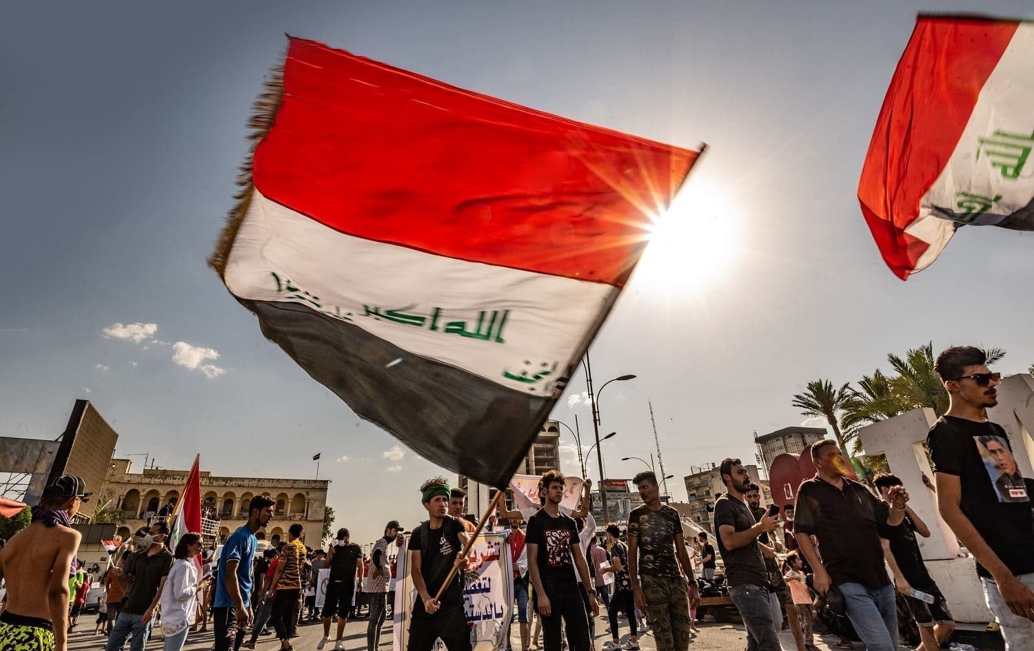 Protests in Baghdad on May 25, 2021. Photo: Bilind Tahir/Rudaw