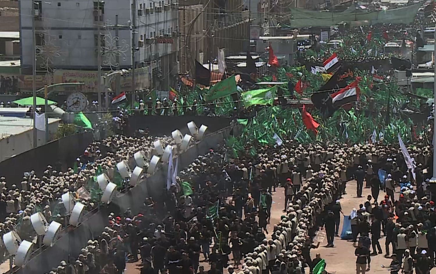 Muslims of Shiite faith commemorating Ashura in Karbala on July 29, 2023. Photo: Rudaw