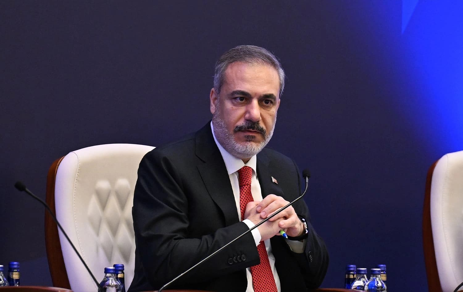 هاکان فیدان، وەزیری دەرەوەی تورکیا. وێنە: AA