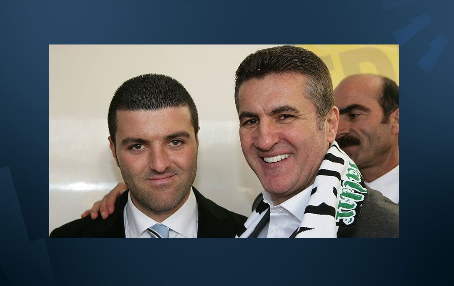 Mustafa Sarıgül, oğlu Emir Sarıgül ile birlikte
