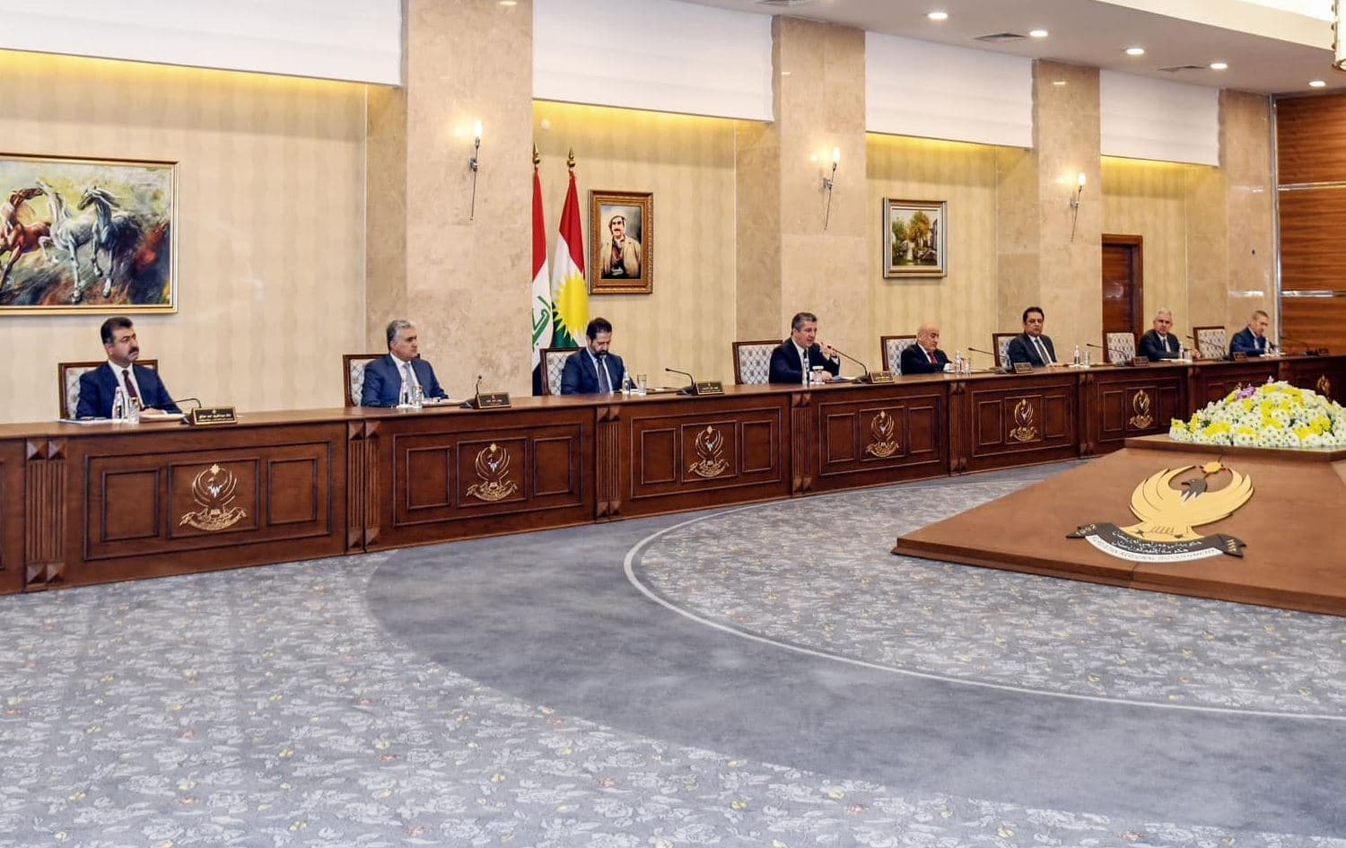 کۆبوونەوەیەکی ئەنجوومەنی وەزیرانی هەرێمی کوردستان