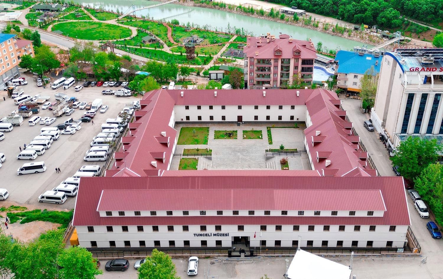 Tunceli museum as seen from above. Photo: Turkish Ministry of Culture and Tourism