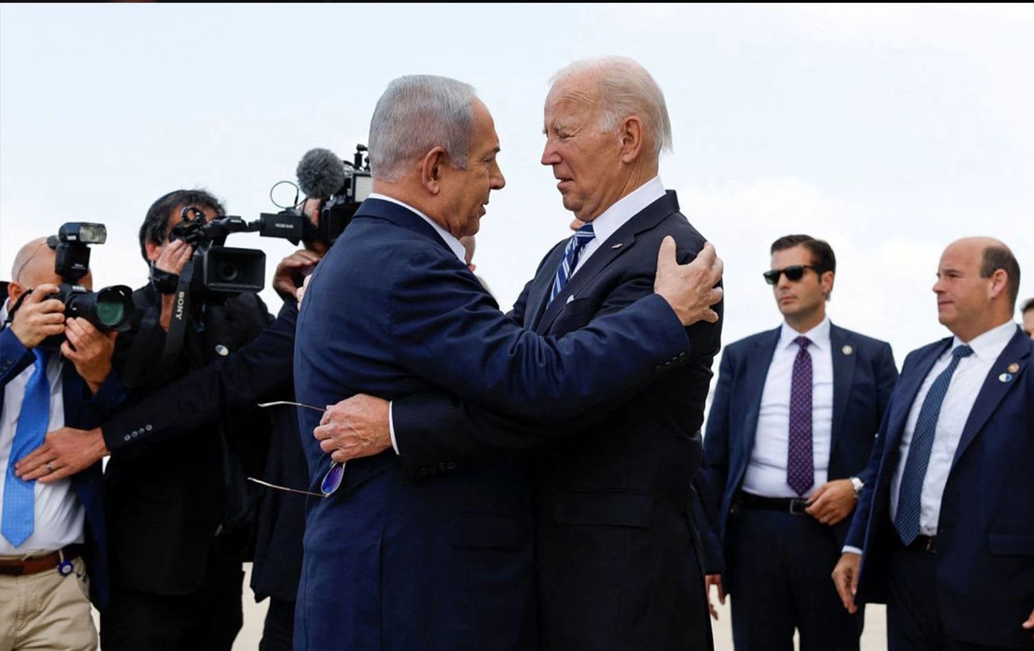 ABD Başkanı Biden İsrail'e ulaştı Foto: REUTERS