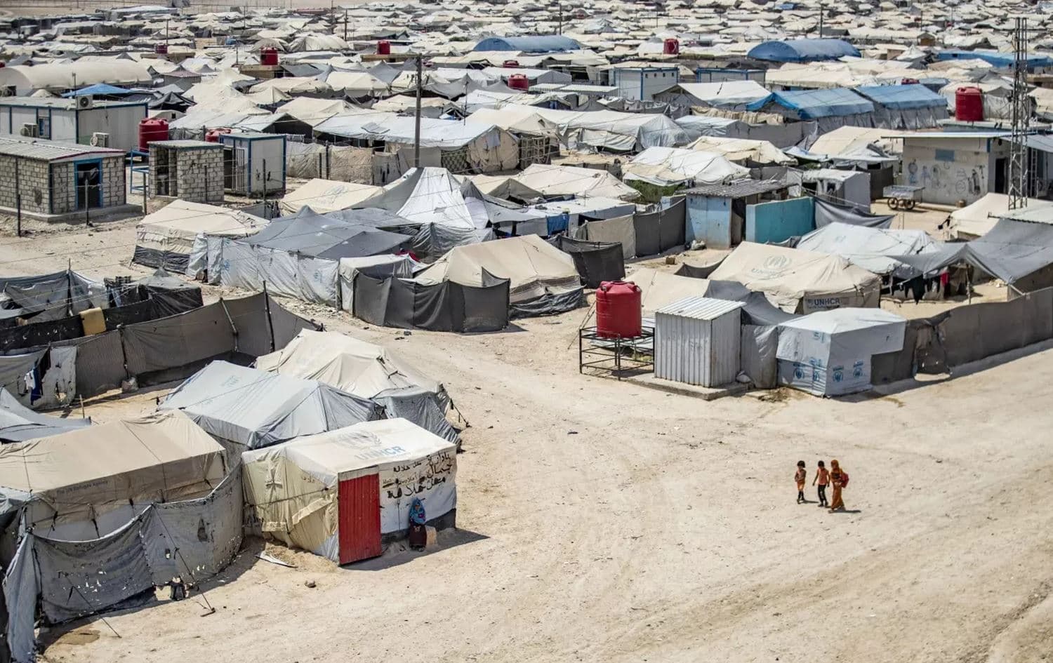 Al-Hol camp in northeast Syria’s Hasaka province. Photo: AFP
