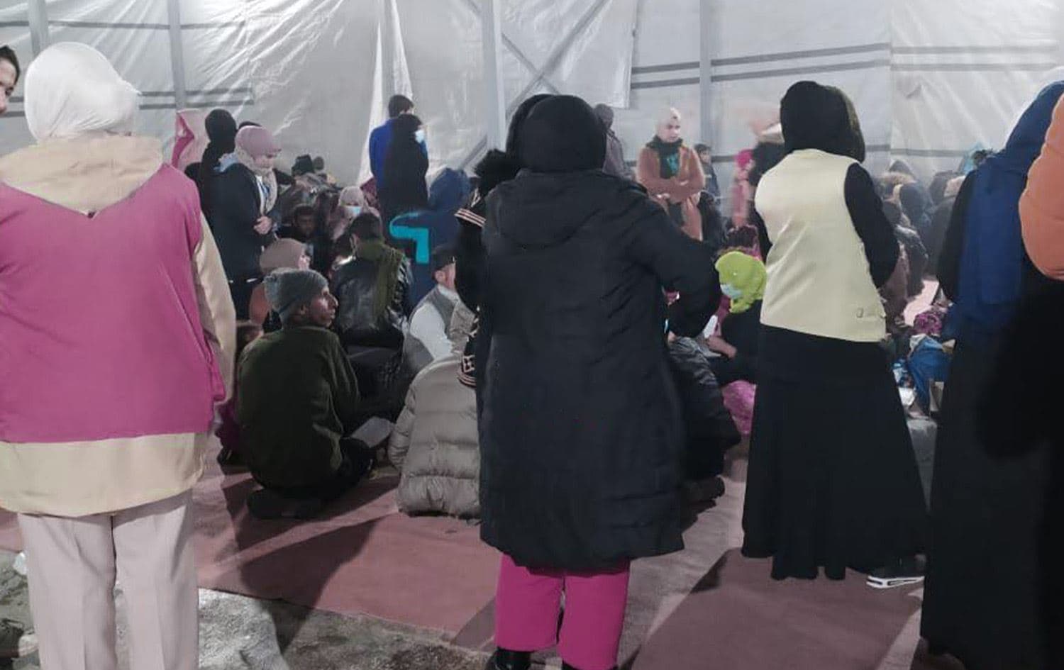 The new batch of Iraqis who were repatriated from Rojava's al-Hol camp. Date: December 22, 2023. Photo: submitted