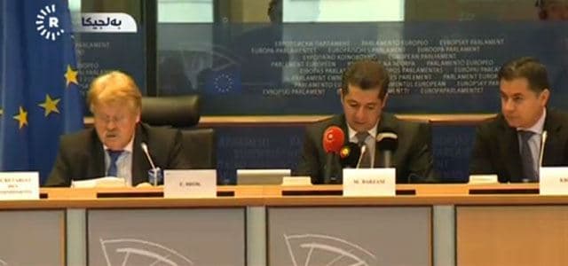 Mesrur Barzani Avrupa Parlamentosu'nda konuştu