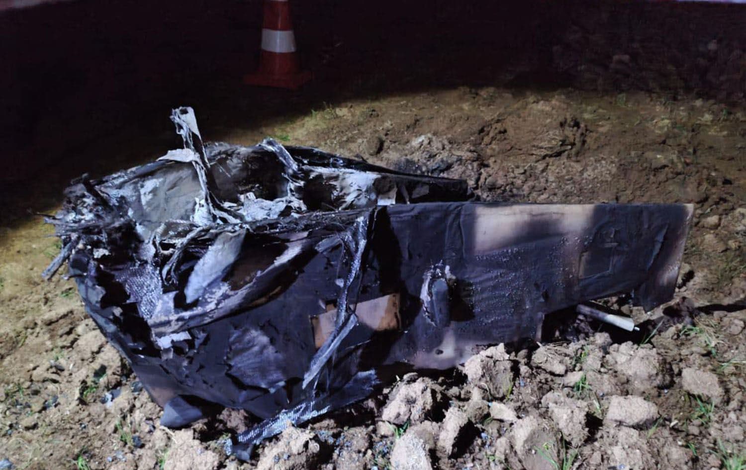 Footage of the drone that targeted Erbil International Airport on 27 December, 2023. Photo: Kurdistan CT