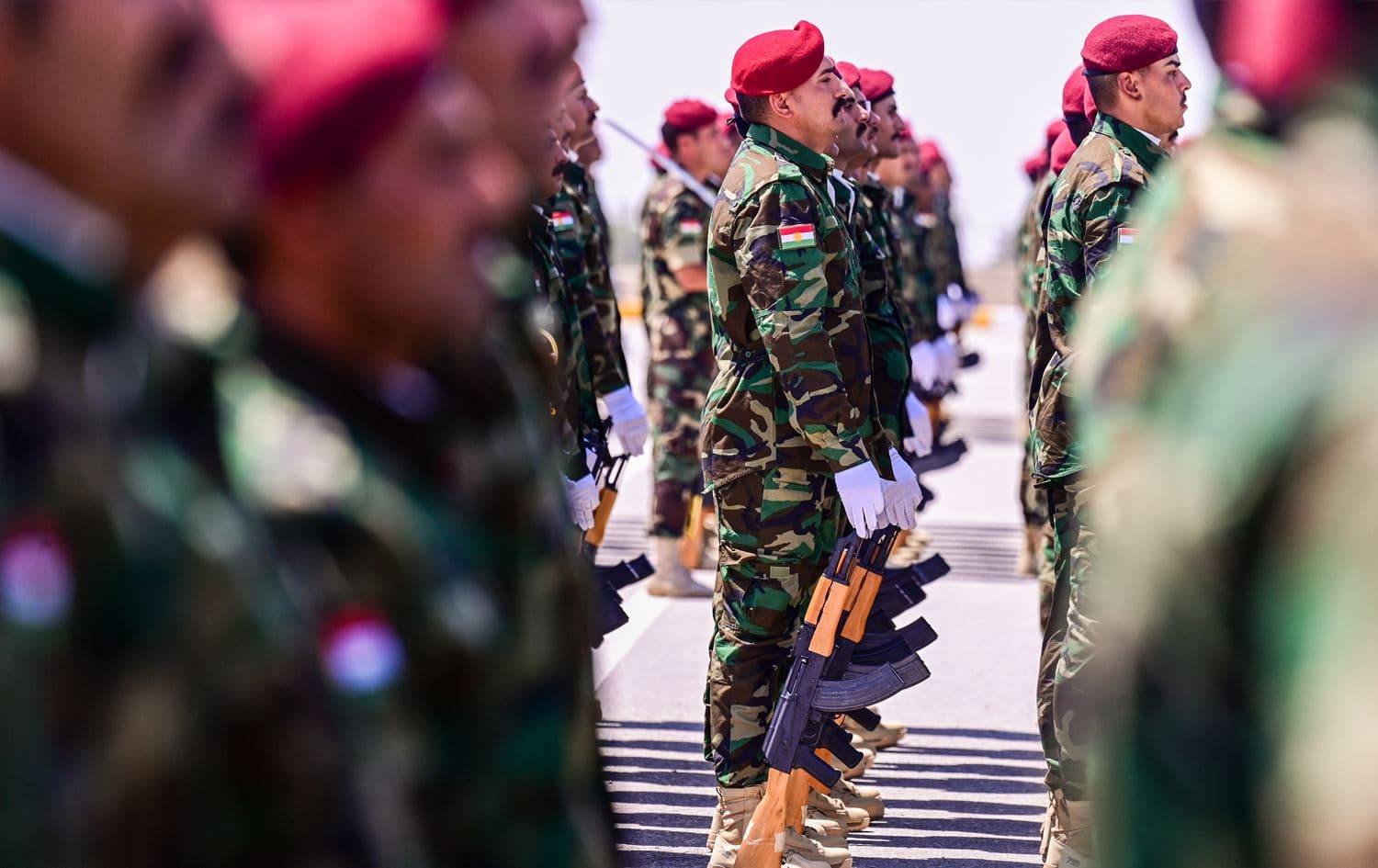 Graduation ceremony of 300 Peshmerga cadets on June 22, 2023. Photo: Bilind T. Abdullah/Rudaw