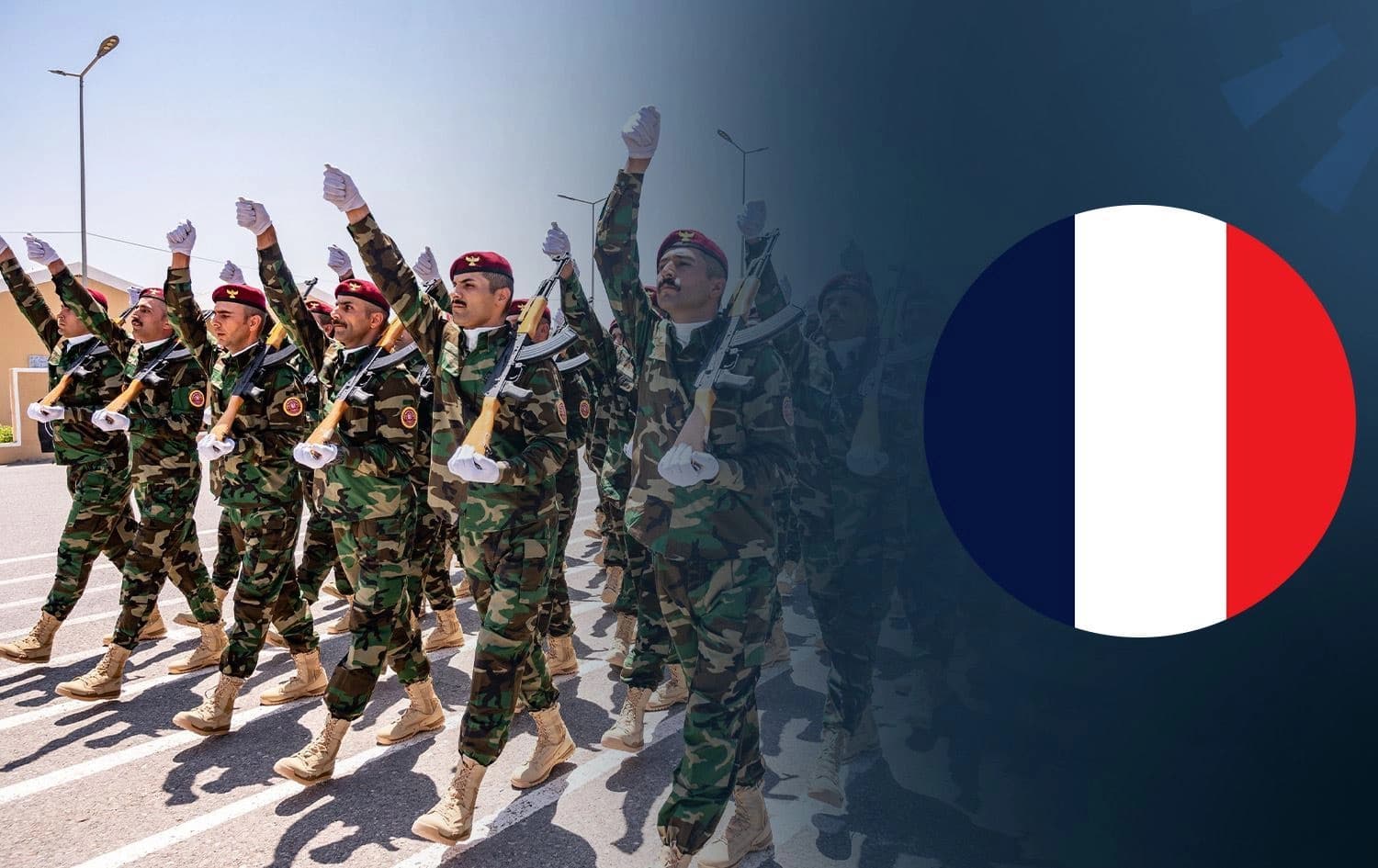 Fransayê êrişa li Pêşmergeyan şermezar kir / Wêne: Rûdaw Grafîk