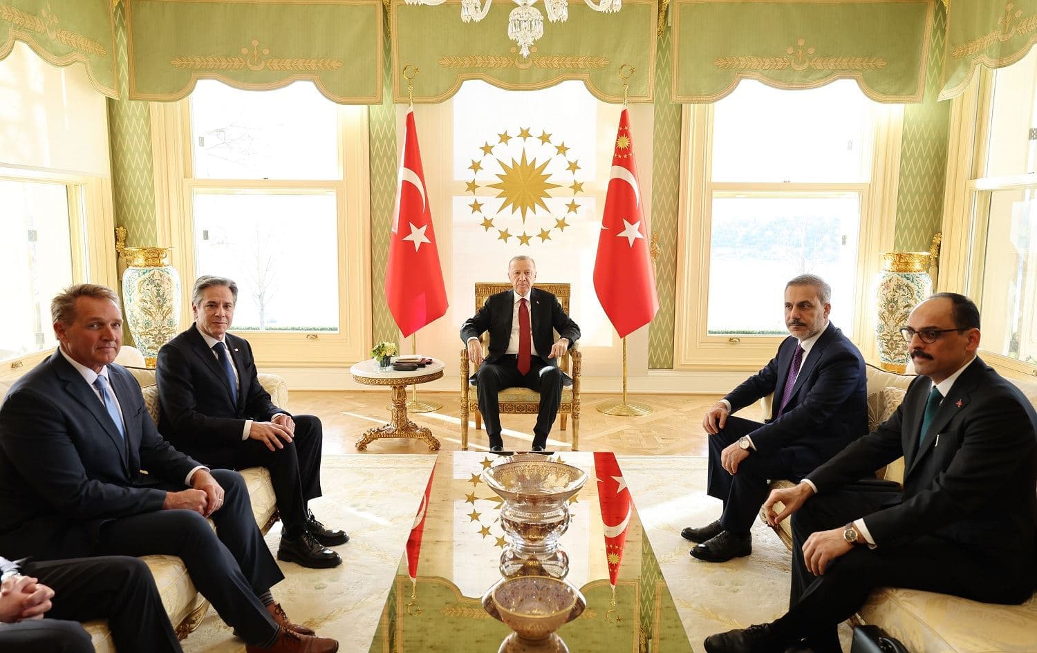 Blinken bi Hakan Fîdan û Erdogan re civiya / Wêne: AA
