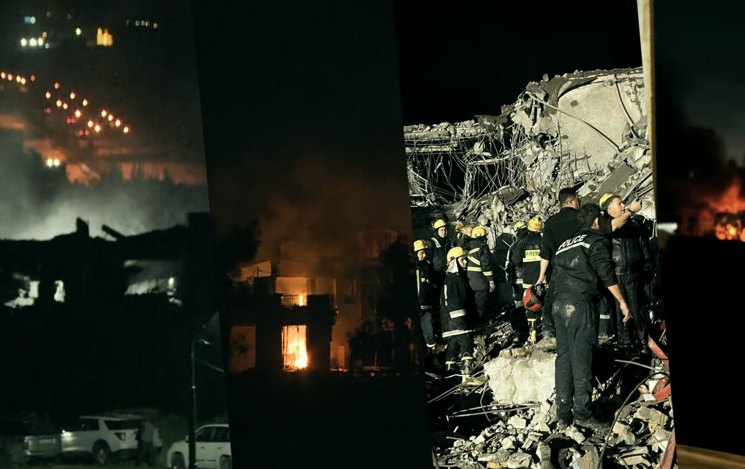 The aftermath of the IRGC attack in Erbil on January 16, 2024. Photos: Rudaw