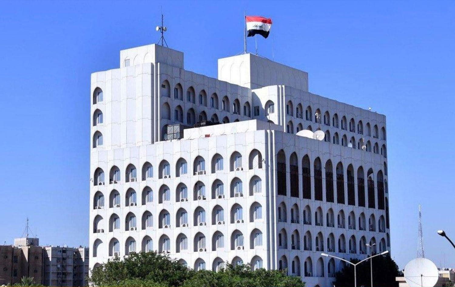 Iraqi Ministry of Foreign Affairs in Baghdad. Photo: INA