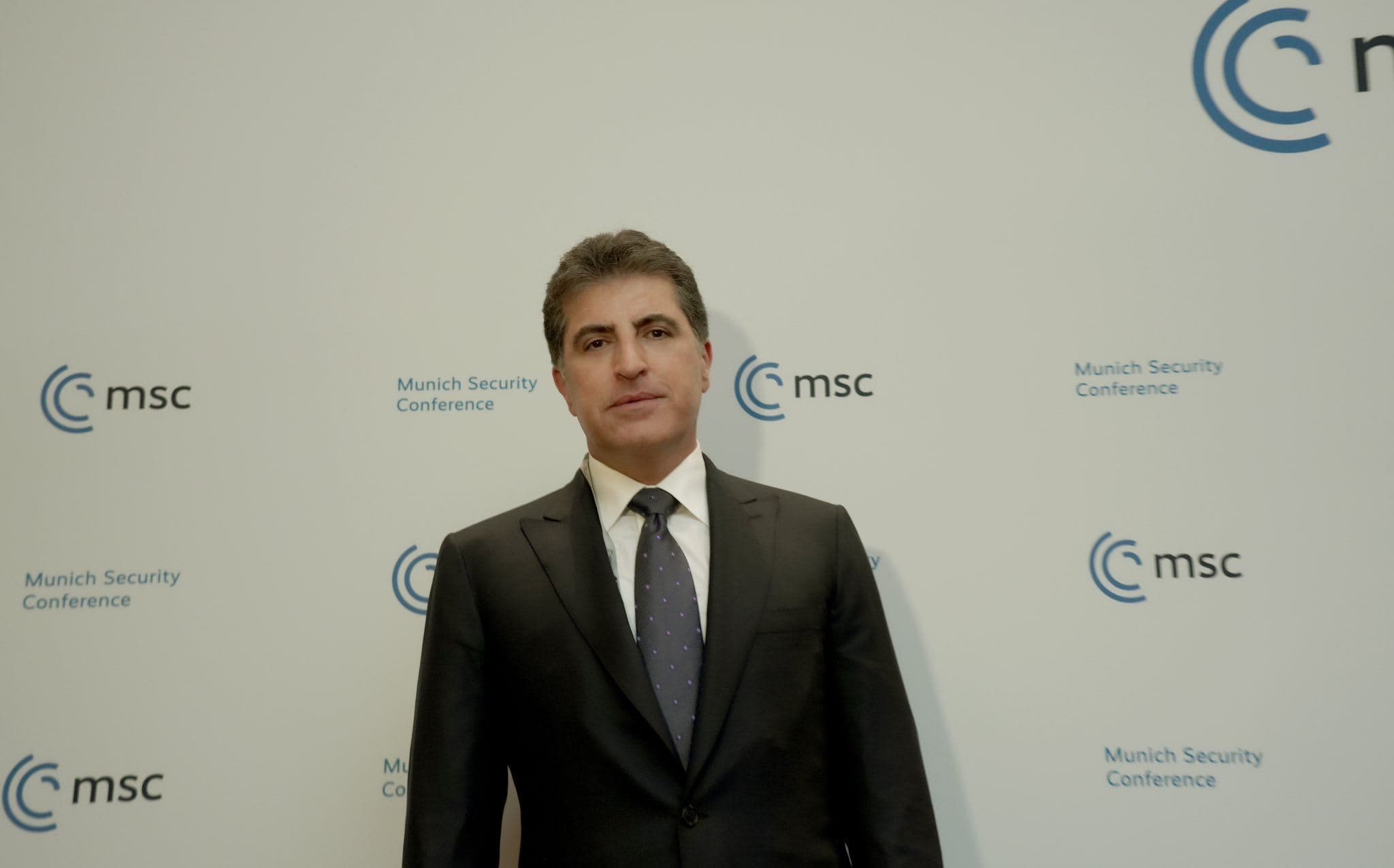 Kurdistan Region President Nechirvan Barzani attending the Munich Security Conference in Germany on February 17, 2023. Photo: Kurdistan Region Presidency.