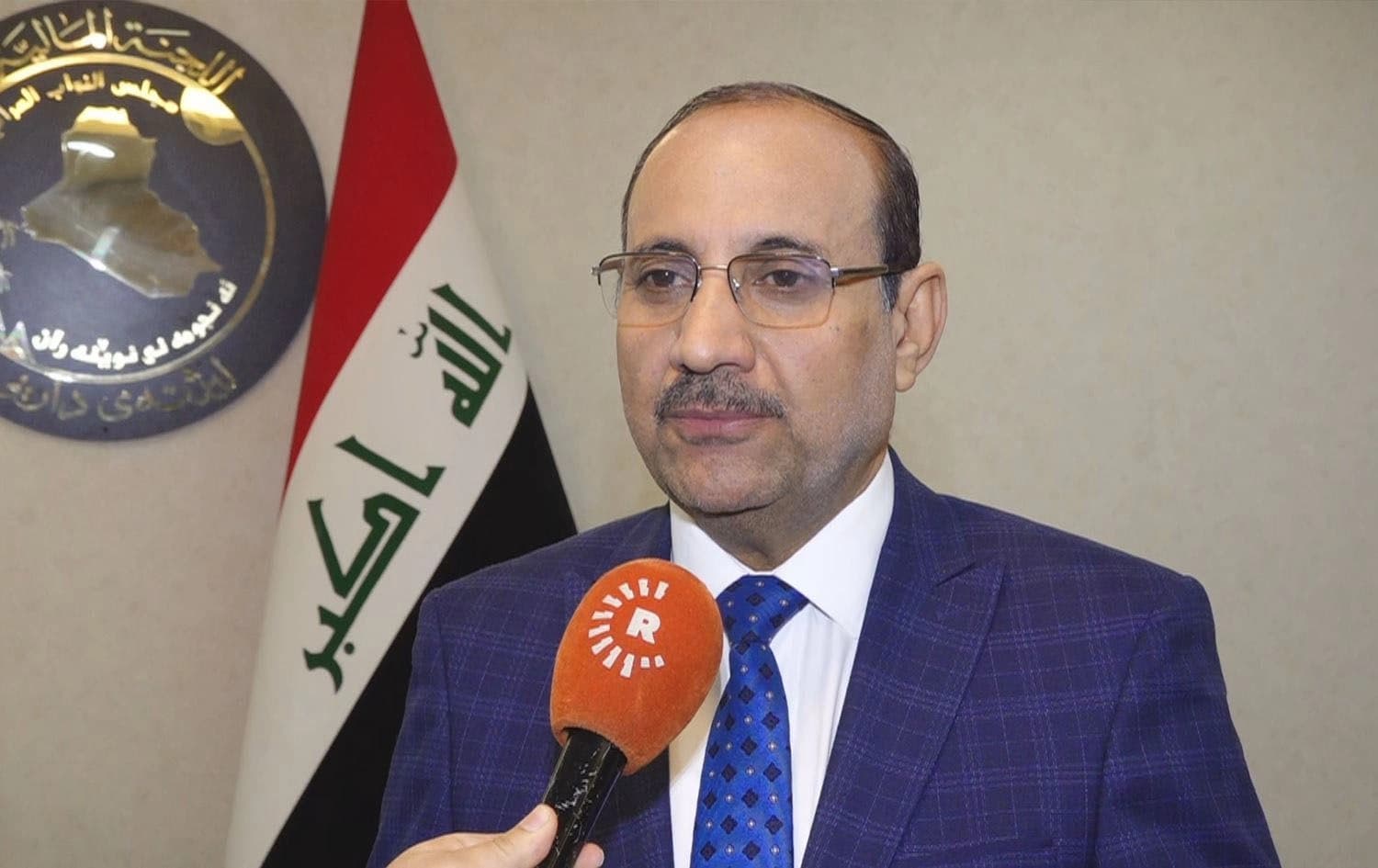 Atwan al-Atwani, the head of the parliament’s finance committee speaking to Rudawon February 24, 2024. Photo: Rudaw
