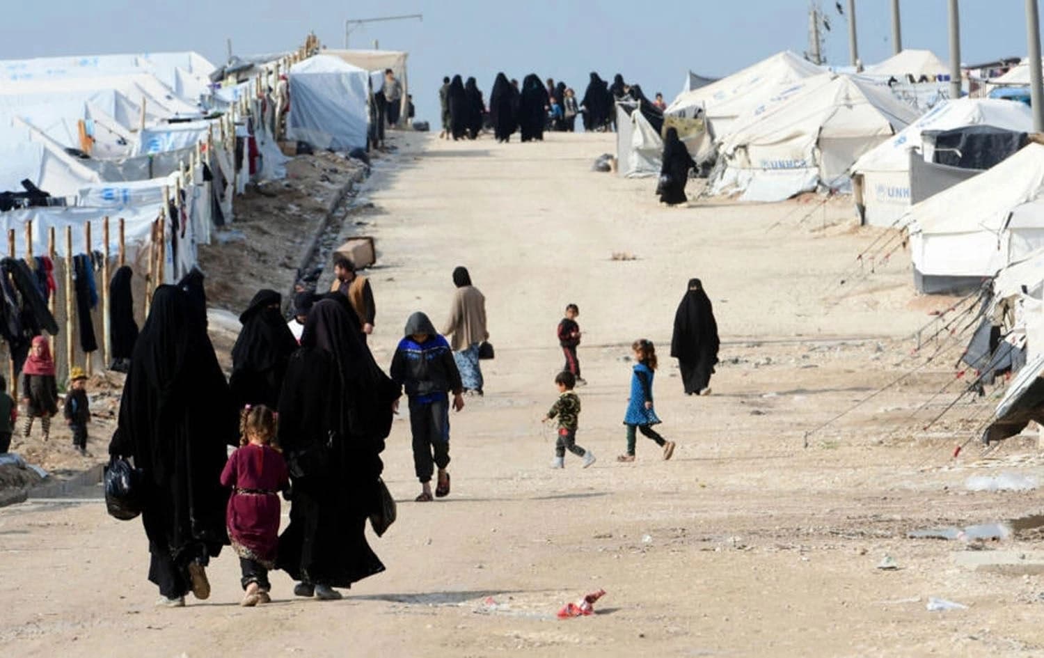 The al-Hol camp in northeastern Syria's Hasaka. Photo: Giuseppe Cacace/AFP
