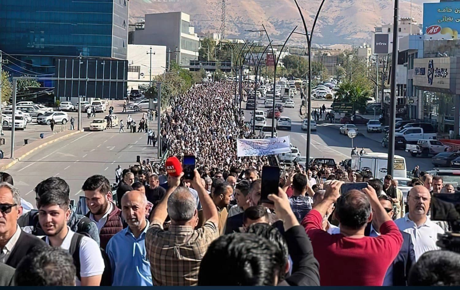 خۆپێشاندانێکی پێشووی مامۆستایانی ناڕازی.