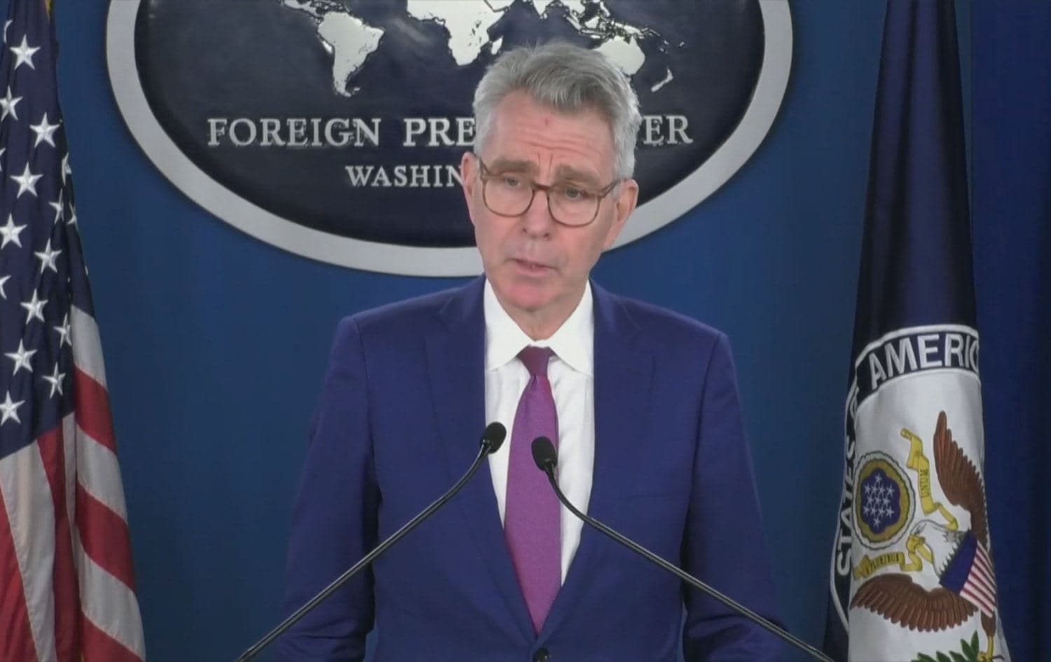 eoffrey Pyatt, Assistant Secretary of State for Energy Resources, speaking during a press briefing in Washington DC on March 27, 2024. Photo: Rudaw