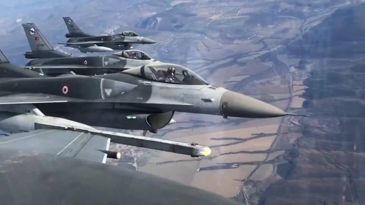 A Turkish warplane. Photo: State media/file