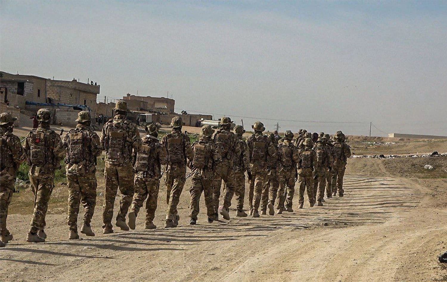 The Kurdish-led Syrian Democratic Forces (SDF) fighters conducting an anti-ISIS operation in Hasaka on April 20, 2024. Photo: SDF