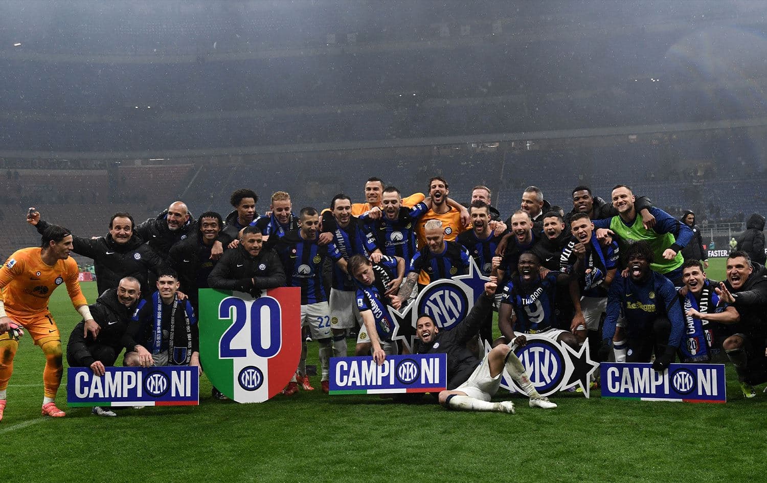 Inter 20. kez şampiyon Foto: AA