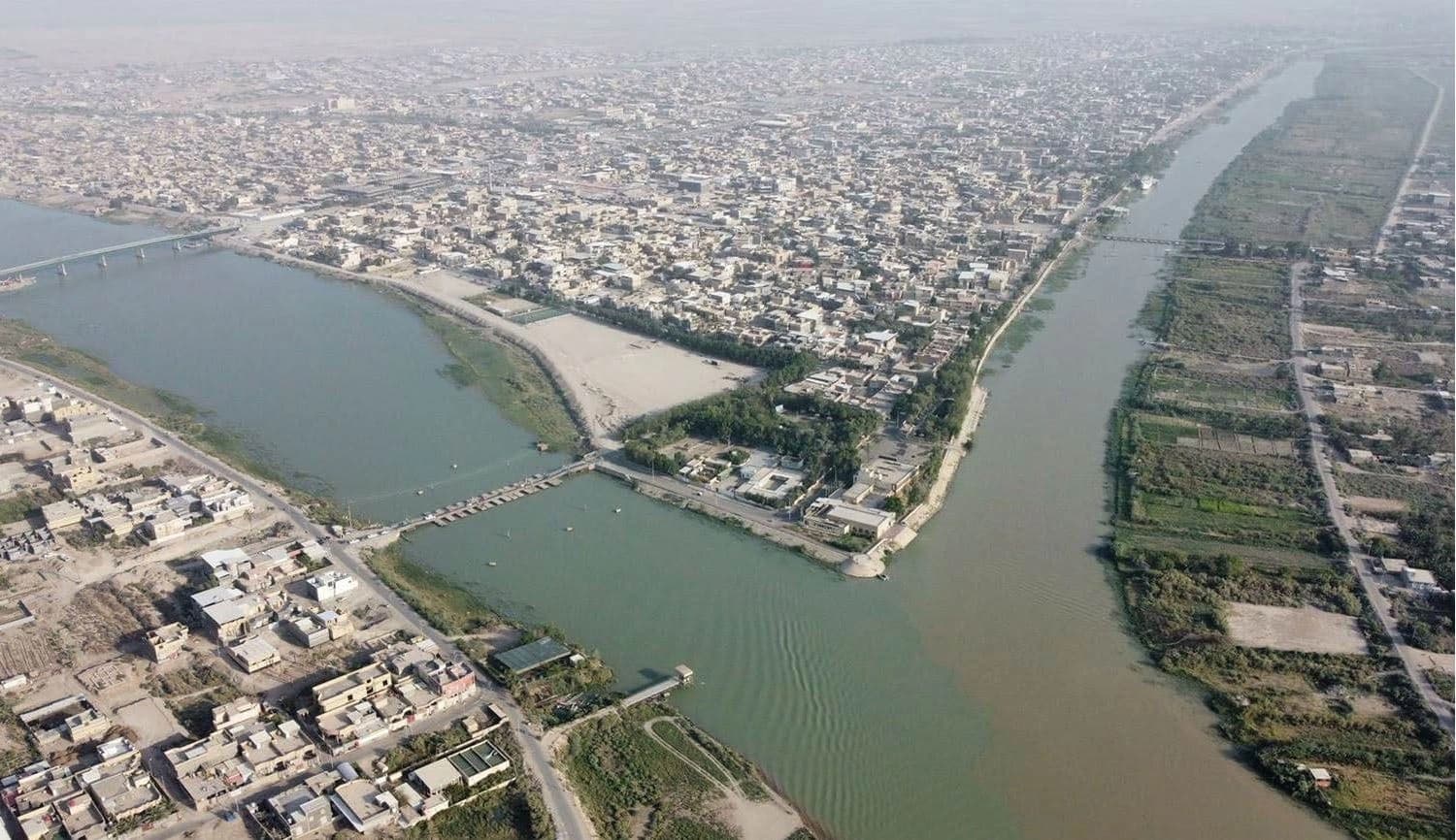The Euphrates and Tigris rivers merge and form the Shatt al-Arab waterway in Iraq's southern Basra province. Photo: Bilind T. Abdullah/Rudaw