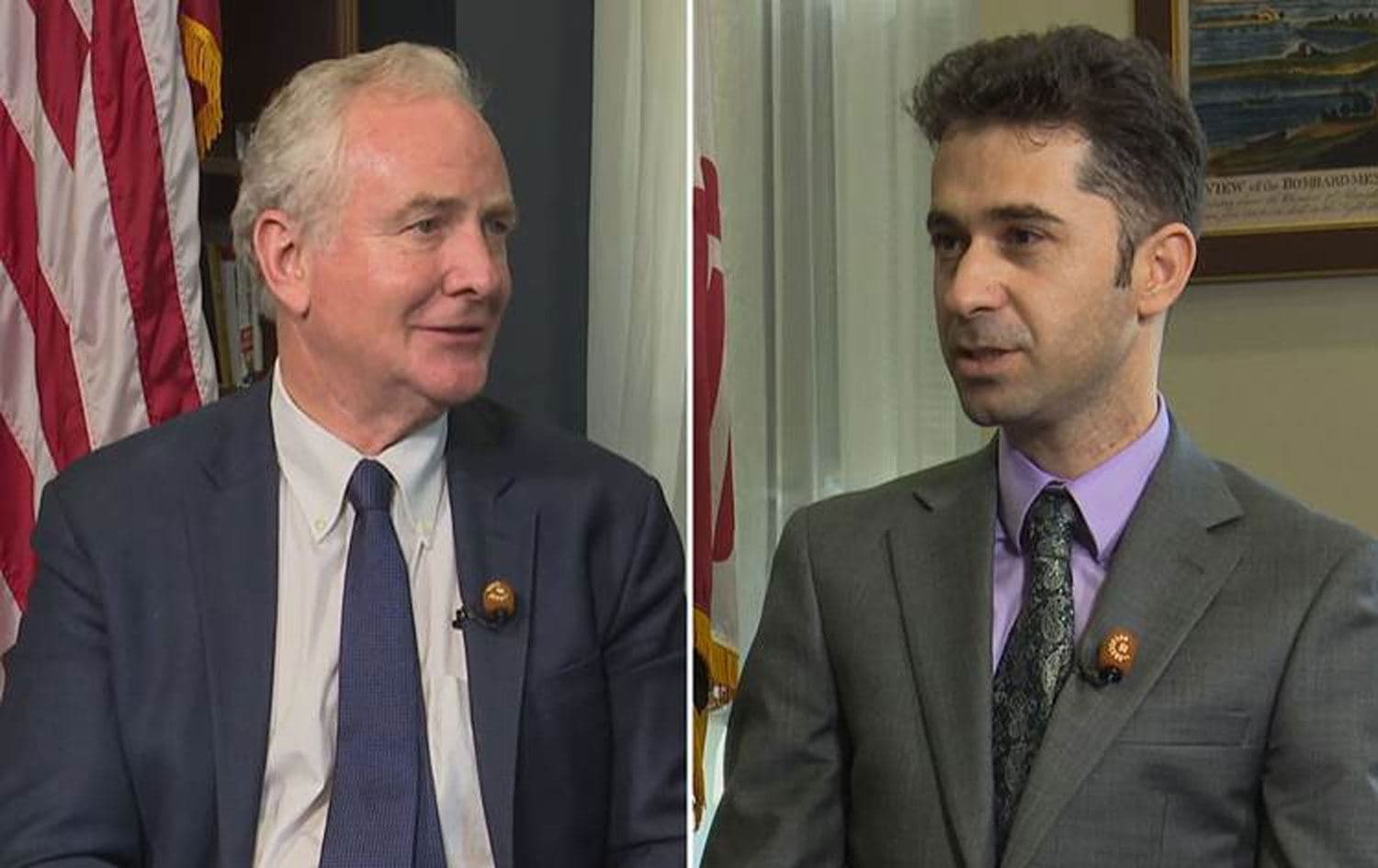 Demokrat Senatör Chris Van Hollen, Rûdaw'dan Diyar Kurda'ya konuştu