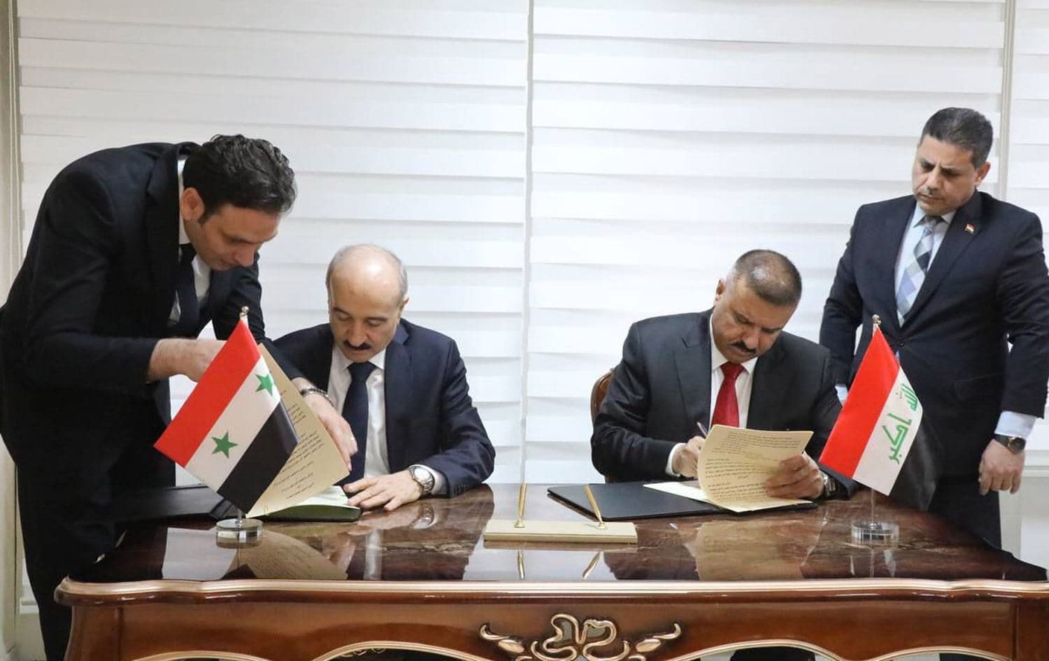 Sûriye û Îraqê peymanek îmze kirin / Wêne: Ajans
